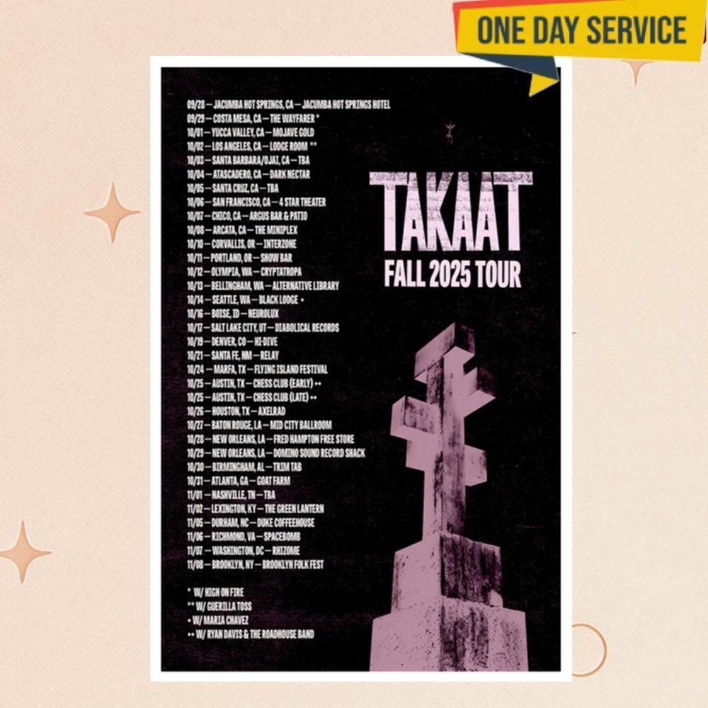 Takaat Fall 2025 Tour Poster